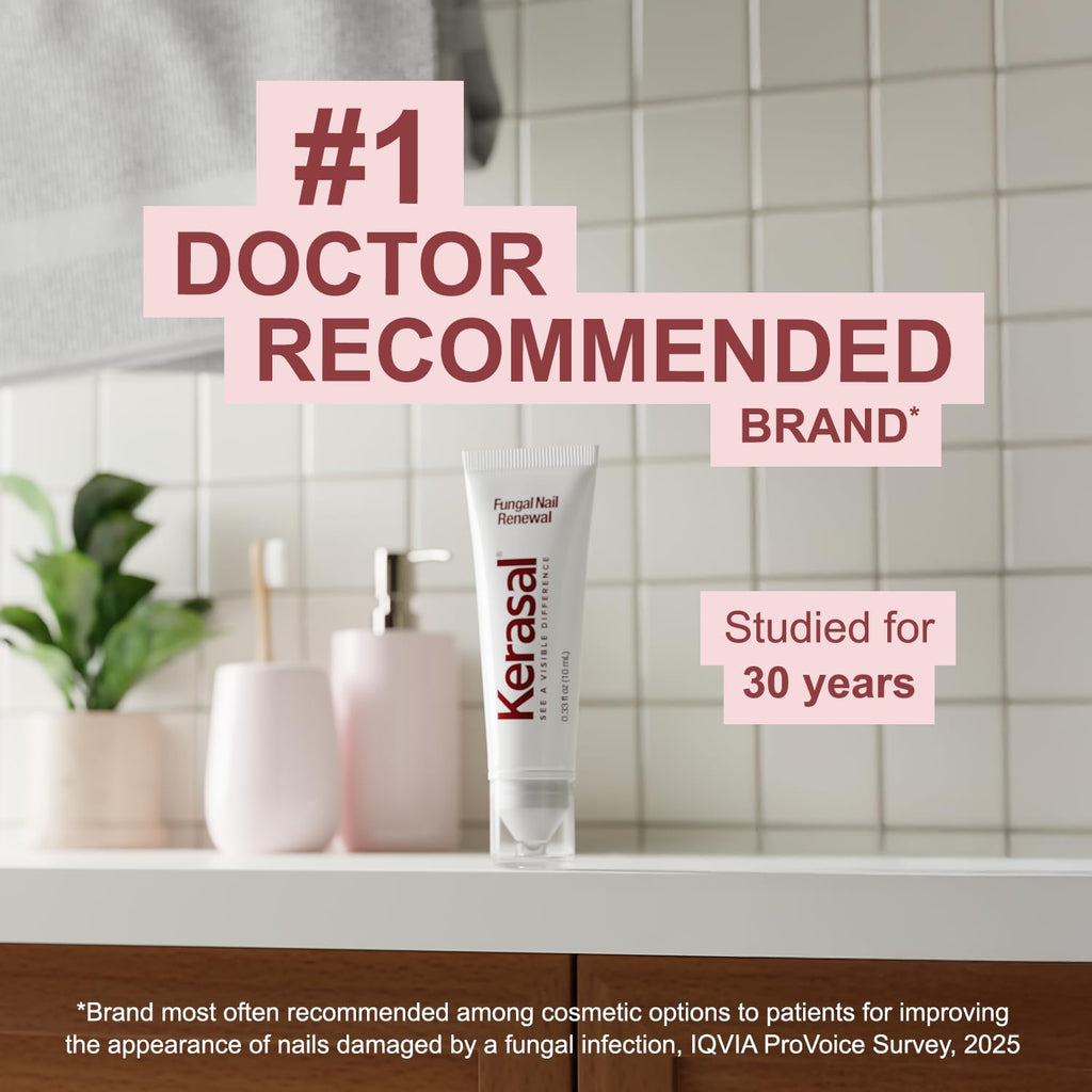 Kerasal Nail Fungus Extra Strength | Restorative Nail Repair for Damaged Nails, 0.33 fl oz (Packaging May Vary)