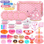 Hohosunlar Tea Party Set for Little Girls, Kids Tea Set for Toddler 3-5 6-8