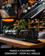 Nifeliz Big Boy Locomotive, Articulated Steam Locomotive Building Block Set, Legendary Steam Train Display Kit for Gift Giving (1,818 Pieces)
