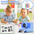 Kids Camera Instant Print, Christmas Birthday Gifts for Girls and Boys