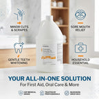 McKesson Hydrogen Peroxide 3%, 1 Gallon [Pack of 1] Topical Solution USP, First Aid Antiseptic, Oral Debriding Agent