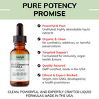 Organic Inflammation Formula Advanced Liquid Drops – Turmeric, Ginger, Boswellia & Black Pepper – Whole-Body Wellness & Inflammatory Support, Joint & Mobility Support – Vegan, Non-GMO – 60 Servings