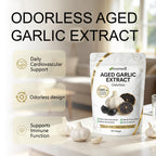 motilli Everwell Aged Garlic Extract - Odorless Garlic Supplement Softgels, Immune Support, Non-GMO, 200 Count