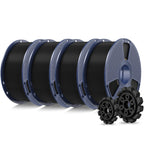 SUNLU PLA+2.0 3D Printer Filament, Black, 4-Pack (4KG)