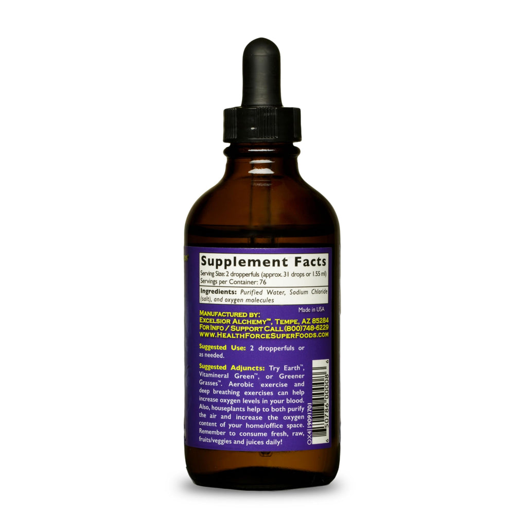 HealthForce SuperFoods Oxygen Extreme - Liquid - 4 Fl Oz Liquid Dropper