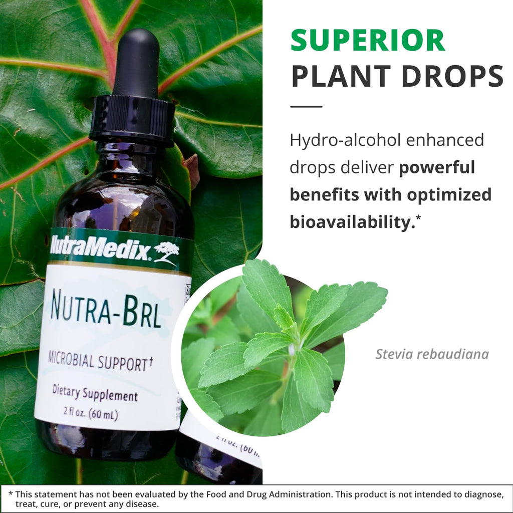 Nutramedix Nutra BRL - Liquid Herbal Supplement for Gut Health & Immune Support - Samento & Banderol for Digestive Health - Immune System Booster Supplement (60mL)