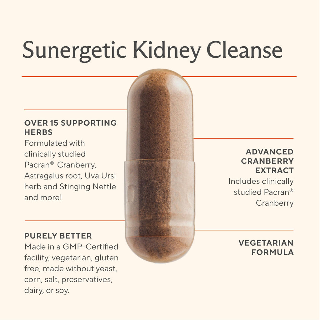 Premium Kidney Cleanse Supplement – Powerful Kidney Support Formula With Cranberry and Astragalus- Helps Support Healthy Kidneys & Urinary Tract Support - Kidney Cleanse Detox & Repair – 60 Capsules