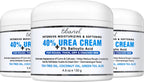 Ebanel Urea Cream 40% plus Salicylic Acid 2%, Foot Cream for Dry Cracked Heels Feet Knees Elbows Hands, Foot Dead Skin Cuticle Callus Remover Toenail Softener, Keratolytic Skin Barrier Repair, 3-Pack