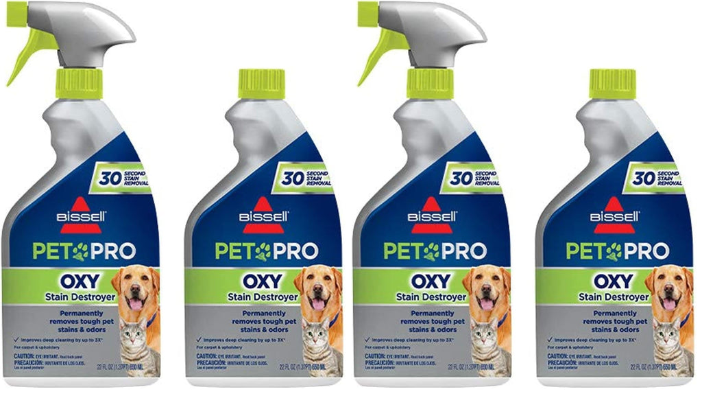 Bissell PET PRO OXY Stain Destroyer for Carpet and Upholstery, 22 oz, 17739, 2 Count (Pack of 2)