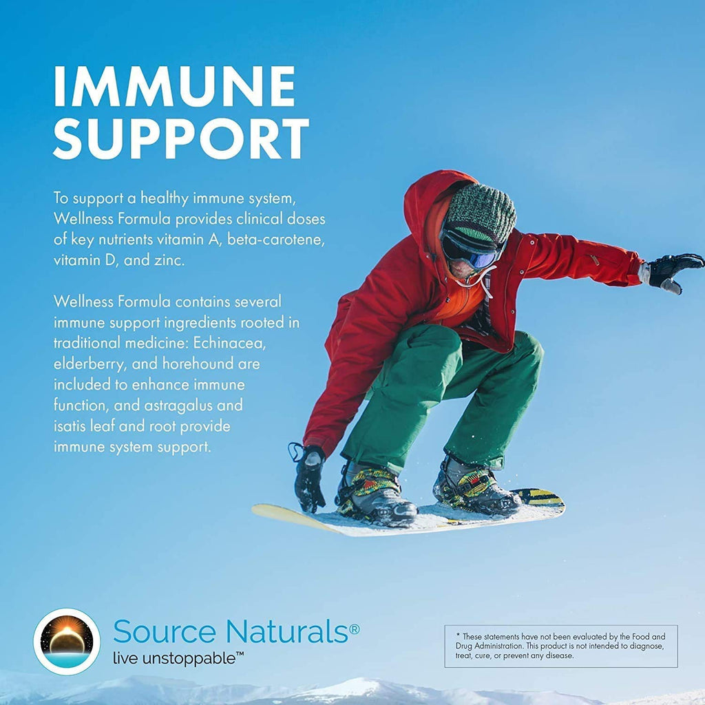Source Naturals Wellness Formula, Advanced Immune Support - 120 Capsules