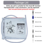 Extra Large Blood Pressure Cuff, 9”-21” (22-54CM) XL Cuff Compatible with Omron BP Monitor, Replacement X-Large Cuff for Adult Big ARM, 6 Connectors