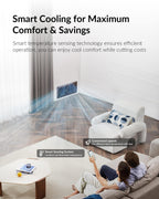 2026 Super Quiet Register Booster Fan for 4" x 10" Register Holes, Smart Register Vent with Dual Intelligent Thermostat and WiFi App Control, Heating Cooling AC Vent Fan (ORB)