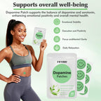 FUTHRI Dopamine Patches Extra Strength,Vegan, 30 Count | Mood Boost & Positivity Support
