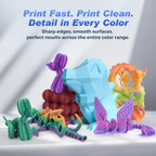 FLASHFORGE Rapid PLA Filament 1.75mm Ice Blue, 500mm/s High Speed Printing, 3D Printer Filament 1kg Spool, Dimensional Accuracy +/- 0.02mm, Enjoy Exceptional Print Quality