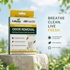AirFresh250 - Slow Release Chlorine Dioxide Air Purifing Pouch - 4 Pouches. Eliminates all Odors, Professional Strength Odor Remover for Car, RV, Garbage, Refrigerator, Shoes, Closets, Gymbags.