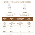 NOKMIT Two-Tone Stackable Bangle for Women High Polished Thin Interlocking Stainless Steel Bracelets Classic Plain Non-Tarnish Gold&Silver Mixed Metal 1PC/3PCS (1pc, 8.0inch)