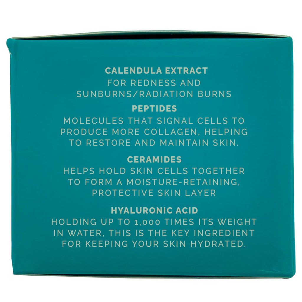 RemeVerse Radiation Cream – Unscented, Gentle, Hyaluronic Acid, Peptides & Calendula Cream for Burns, Soothing Skin and Hydrate Sensitive Skin, Radiation Treatment Skin Care – 6 fl oz
