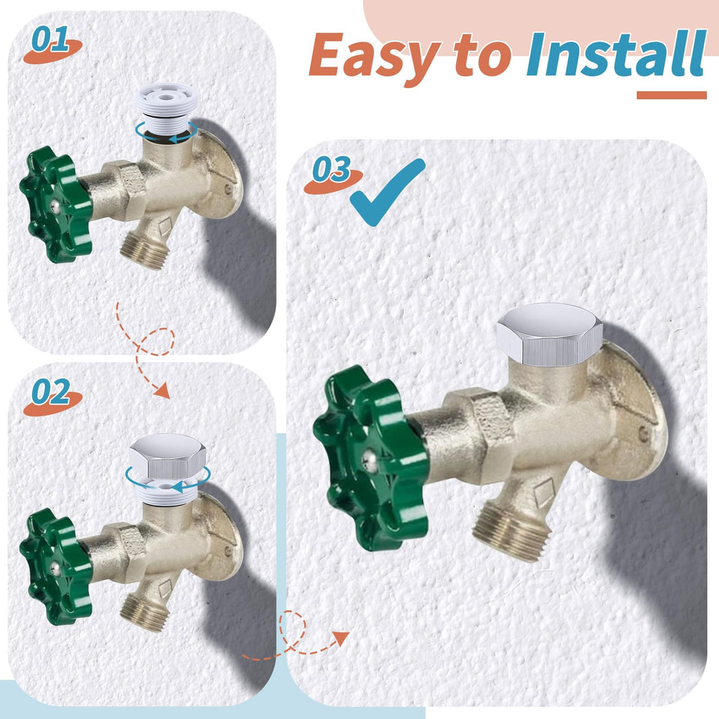 Ceoighe 1 Pack Vacuum Breaker Repair Kit Replacement for VACVBKX1B Heavy Duty Metal Vacuum Breaker Replacement Kit for Traditional Anti Siphon Frost Free Sillcock Valves Anti Siphon Valve Repair Kit