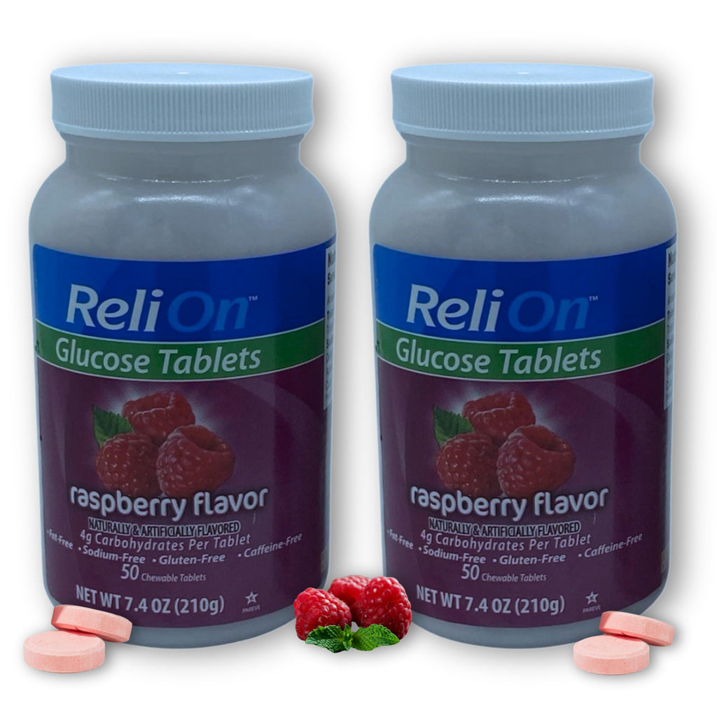 Glucose Tablets Raspberry Flavor, 50 ct (Pack of 2), Boxed by Fusion Shop Store