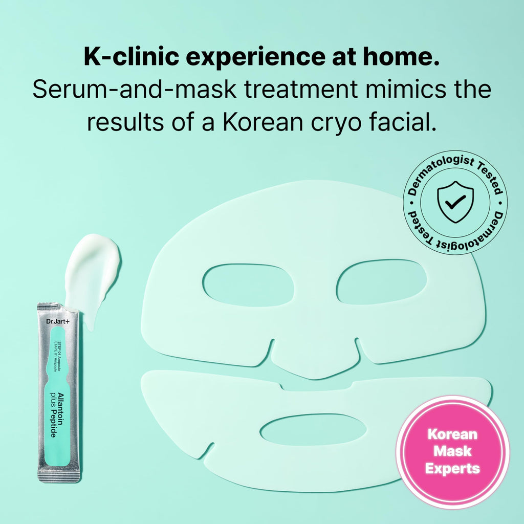 Dr.Jart+ Cryo Rubber Soothing and Cooling Korean Face Mask with Allantoin and Peptides | Korean Skin Care
