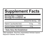 NATURALABS DAO Supplements Histamine Blocker – DAO Enzyme + Diamine Oxidase & Vitamin C for Gut Health & Food Support – 60 Servings - 1 Capsule Before Meals for Histamine Intolerance