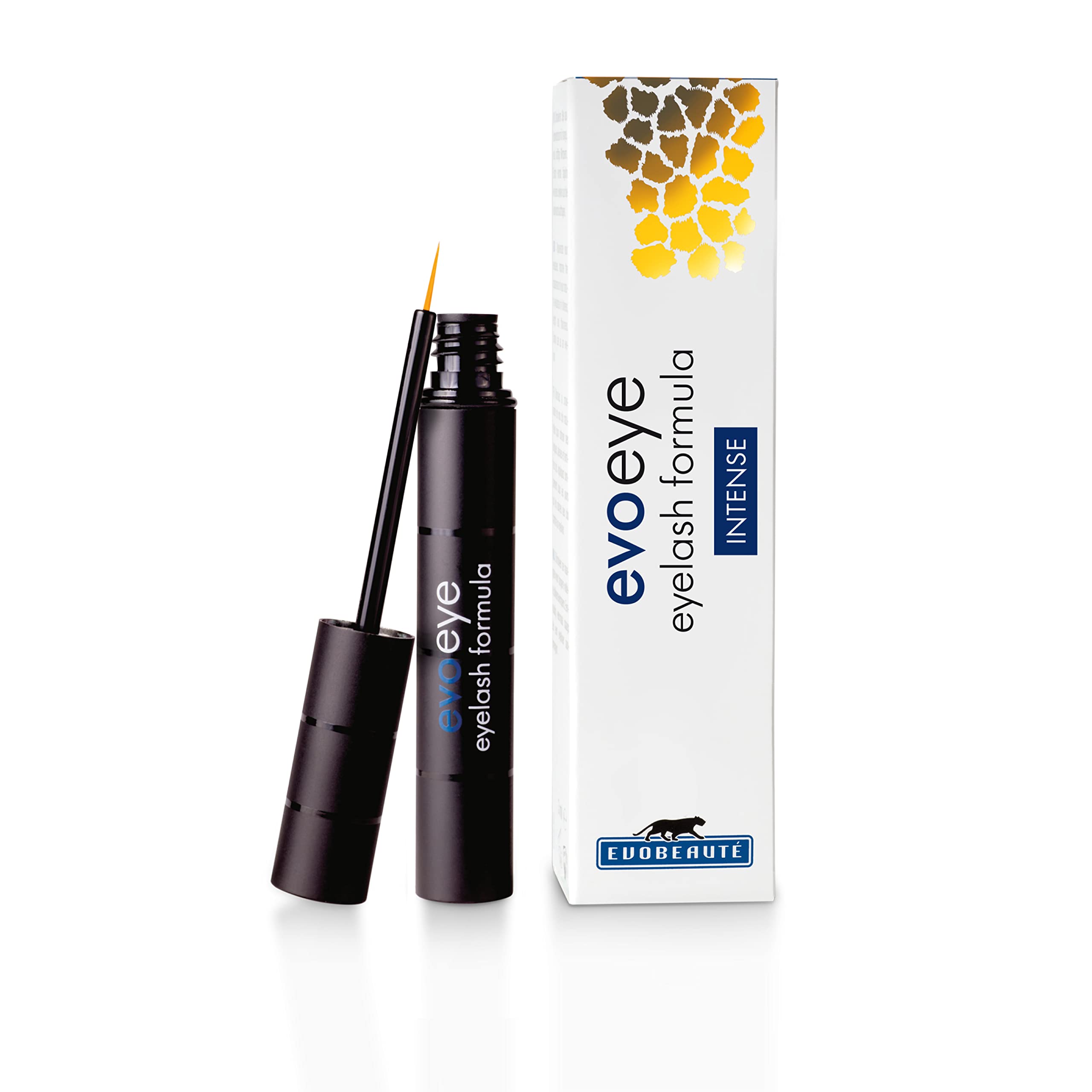 EVOBEAUTÉ evoeye Eyelash Formula INTENSE 3 ml | Eyelash Serum with intensive booster to support the appearance of longer, fuller-looking lashes in 4–6 weeks