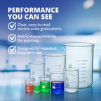 United Scientific™ Borosilicate Glass Beaker, 1000ml, Autoclavable, 1 Each