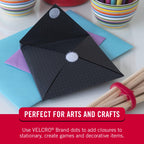 VELCRO Brand Dots with Adhesive White | 200 Pk | 3/4" Circles | Sticky Back Round Hook and Loop Closures for Organizing, Arts and Crafts, School Projects, 91824, 200Pk