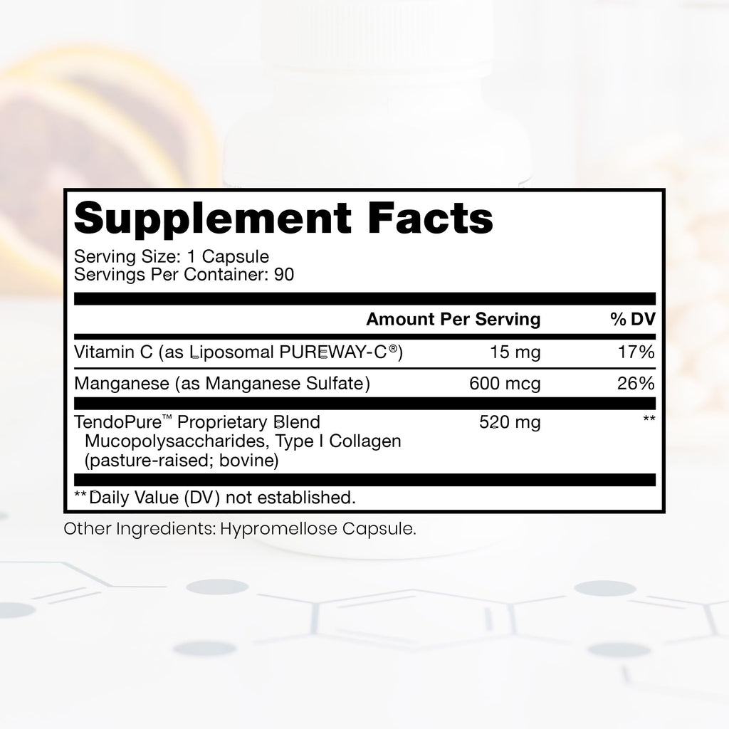 Pure Therapro Rx Acute Injury | Tendon & Ligament Support | Convenient Once a Day Clinical Dose | Supports Tendon Health, Movement & Physical Function | Pharm-Grade (90 Capsules)