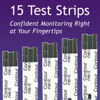 Contour Next Blood Glucose Test Strips for Diabetes – 15 Ct (1 Pack) – Accurate, No Coding, Second-Chance Sampling, Easy Blood Sugar Testing Strips On the Go, Works with All Contour Next Meters