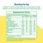 Culturelle Kids Multivitamin + Probiotic For Kids (Ages 2+) - 60 Count, Peach-Orange & Mixed Berry Flavor - Digestive Health & Immune Support Gummies with Lutein to Support Eye Health