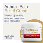 Australian Dream Arthritis Pain Relief Cream - Soothing & Non-Greasy - Powerful Topical Arthritis Pain Relief - Good for Muscle Aches or Joints - 2 oz Jar