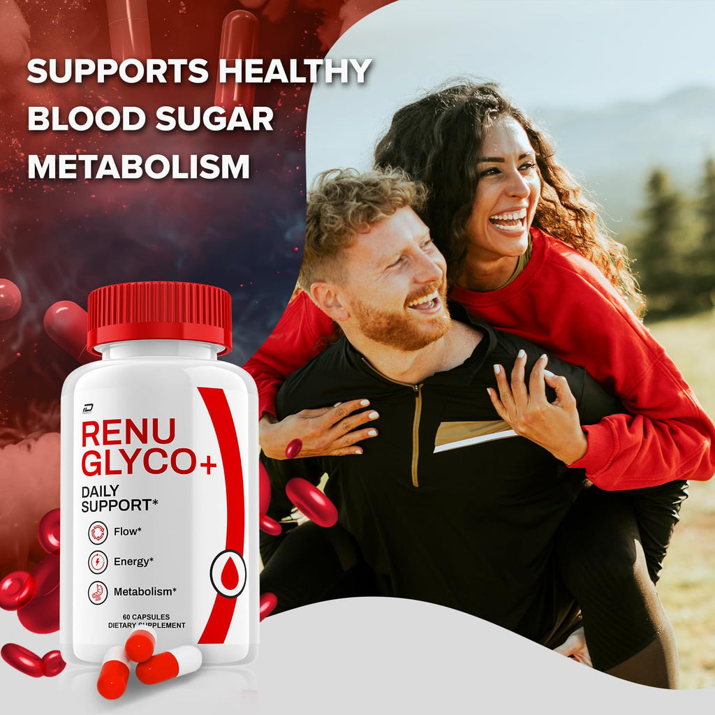 Indelo Renu Glyco Capsules, RenuGlyco Pills Supplement Reviews, Daily Support - 2 Pack - 120 Capsules