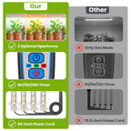 Kullsinss 8in Grow Lights Strips for Indoor Plants, 112 LEDs Plant Light