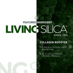 Living Silica ORGONO Plant-Based Collagen Booster | Horsetail Extract & Rosemary | Supports Collagen & Elastin for Joint & Bone Health, Glowing Skin, Strong Hair & Nails | 33.85 Fl Oz