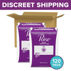 Poise Incontinence Pads & Postpartum Incontinence Pads, 5 Drop Maximum Absorbency, Long Length, 120 Count (2 Packs of 60), Packaging May Vary