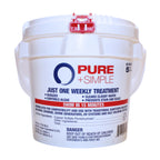 Pure + Simple | All-in-One Weekly Pool Treatment | Controls Algae & Clarifier for Swimming Pools with Copper-Based Formula | Ideal for Above Ground and Inground Use -5 lbs