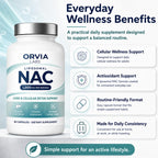 Hyuikiu ORVIA Labs Liposomal NAC Supplement, 60 Capsules