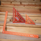 Klein Tools 935FSQ Framing Square, 24-Inch x 16-Inch, L Shape Carpenter Square Tool for Woodworking with Laser Etched Rafter Tables and Octagon Scales
