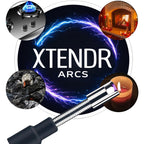 XTENDR ARCS V2 Extendable 2.5 Feet. Arc Extra Long Lighter, Flameless Fireplace Stove Electric Candle Lighter, Long Neck for Pilot Light, Grilling, Firepit, Kitchen, BBQ (Black)