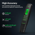 VIVOSUN Digital pH Meter 0.01 Accuracy Pen Tester for Water Hydroponics