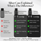 Nushine Silver Plating Solution 3.4 Oz - Permanently Plate PureSilver onto Worn Silver, Brass, Copper and Bronze ONLY (Ecofriendly Formula)