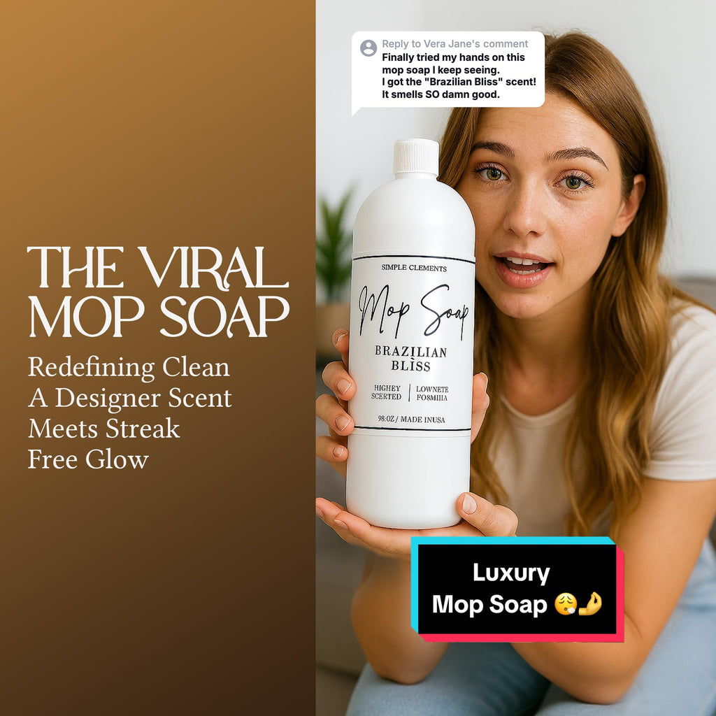 Mop Soap Highly Scented Fragrance, Long Lasting Luxury Floor Cleaner ...