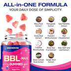 Jovariquethor Booty Gummies for Women - BBL Gummies with Multivitamins and Herbal Extracts - Peach Flavor - 120 Count
