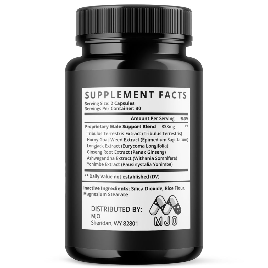 Horse Gelatin Capsules, Official HorseGelatin Pills for Men with All Natural Ingredients, Advanced Formula Men's Health & Wellness Support Pill, Maximum Strength Multivitamin Supplement (60 Capsules)