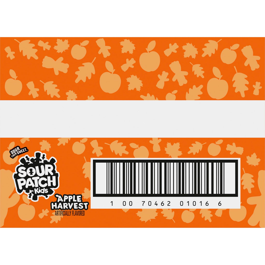 SOUR PATCH KIDS Apple Harvest Soft & Chewy Candy, Halloween Candy, 6 - 10 oz Bags