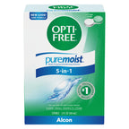 Opti-Free Puremoist Multi-Purpose Contact Lens Cleaning and Disinfecting Solution with Lens Case, 2 Fl Oz (Pack of 1)