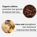 Ahuhu THICKENING Coffein Tonic (100ml) - Strengthening Scalp Treatment With Organic Caffeine & Rice Starch, Hair Thickening & Volumizing Tonic For Men & Women, Vegan Hair Tonic