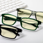 GUNNAR - Premium Reading Glasses - Blocks 35% Blue Light - Vertex, Onyx, Clear Tint, Pwr +2.0
