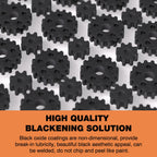 LIIZOUSUDA Black Oxide Coating Kit - Black Oxide Solution, Versatile Blackening Solution for Iron and Steel - Not Suitable for Stainless Steel Surfaces (1 Quart)